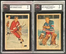 Load image into Gallery viewer, 1953/54 Parkhurst NHL Hockey Card Complete Full Set Graded x3 Beliveau Howe KSA
