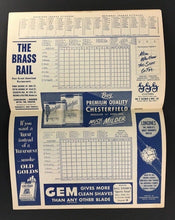 Load image into Gallery viewer, 1953 New York Yankees Program MLB Baseball vs Chicago White Sox Mickey Mantle