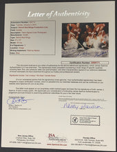 Load image into Gallery viewer, Autographed Detroit Red Wings Gordie Howe Ted Lindsay Sid Abel Photo Signed NHL
