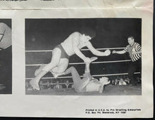 Load image into Gallery viewer, 1970s Vintage Andre The Giant Pro Wrestling Enterprises Poster