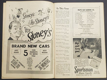 Load image into Gallery viewer, 1953 Maple Leaf Gardens Program Lumley Shutouts Blackhawks George Armstrong NHL