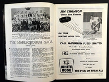 Load image into Gallery viewer, 1957 Maple Leaf Gardens NHL Hockey Program VTG Leafs vs Rangers Marc Reaume