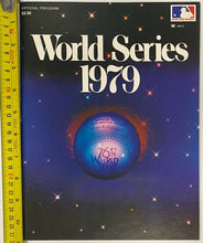 Load image into Gallery viewer, 1979 MLB Baseball World Series Program Baltimore Orioles Pittsburgh Pirates