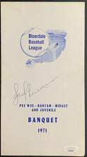 Load image into Gallery viewer, Autographed Joe Theismann Banquet Program Toronto Argonauts CFL NFL Football