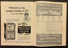 Load image into Gallery viewer, 1950 World Series Program Philadelphia Phillies vs New York Yankees Shibe Park