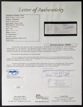 Load image into Gallery viewer, 1969 Unused Ticket New York Mets Game 5 + Ed Sullivan Autograph MLB Baseball LOA