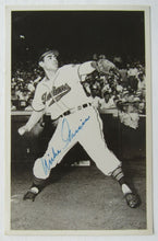 Load image into Gallery viewer, 1955 Vintage MLB Cleveland Indians Mike Garcia Autographed Team Issued Postcard