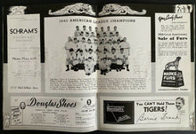 Load image into Gallery viewer, 1940 MLB Baseball World Series Program Detroit Tigers vs Cincinnati Reds Vintage