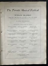 Load image into Gallery viewer, Rare 1912 Opening Mutual Street Arena Presentation Program Toronto Maple Leafs