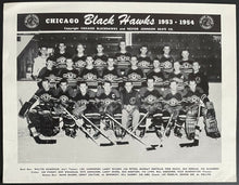 Load image into Gallery viewer, 1953-54 Chicago Blackhawks Team Issued Nestor Johnson Promo Photo