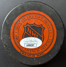 Load image into Gallery viewer, Marcel Dionne #16 Autographed New York Rangers Hockey Puck Signed NHL JSA COA