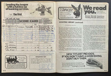 Load image into Gallery viewer, 1976 Boston Garden Stanley Cup Playoff Program Game 5 Quarter Final Bruins