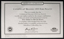 Load image into Gallery viewer, 1955 Caterpillar Branded 1955 Ford Pick-Up Die Cast Metal Matchbox Collectibles