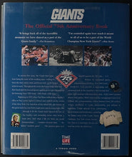 Load image into Gallery viewer, 1999 Harry Carson Signed New York Giants 75 Years Hardcover Autographed NFL LOA
