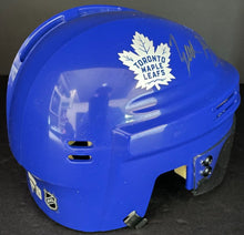 Load image into Gallery viewer, Zach Hyman Autographed Toronto Maple Leaf Mini Helmet Signed NHL Fanatics
