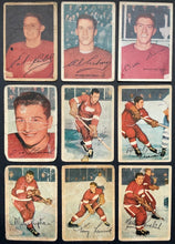 Load image into Gallery viewer, 1953-54 Parkhurst Hockey Cards Full Set Low Grade NHL Beliveau Worsley RC KSA 1