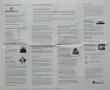 Load image into Gallery viewer, 2008 Canadian Open Golf Program Pairing Booklet + Round 4 Daily Sheet Glen Abbey