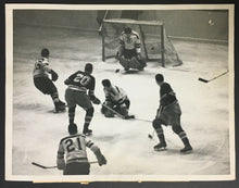 Load image into Gallery viewer, 1949 New York Rangers NHL Hockey Type 1 Photo Boston Bruins Fern Flamin HOFER