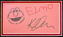 Load image into Gallery viewer, Kevin Clash Signed Sketch Of Elmo With “Elmo” Autograph American Puppeteer JSA