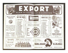 Load image into Gallery viewer, 1964 NHL Hockey Program Toronto Maple Leafs v New York Rangers George Armstrong