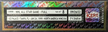 Load image into Gallery viewer, 1999 NHL All Star Game Tickets Run of 3 Graded Final Wayne Gretzky iCert Hockey