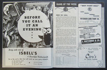 Load image into Gallery viewer, 1947 Chicago Stadium Rare NHL Program Chicago Blackhawks vs Toronto Maple Leafs