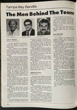 Load image into Gallery viewer, 1983 USFL Inaugural 1st Historic Program Tampa Bay Bandits vs Boston Breakers