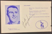 Load image into Gallery viewer, Jack Twyman Mike Walton Signed Autographed Photo Card NBA Basketball NHL Hockey