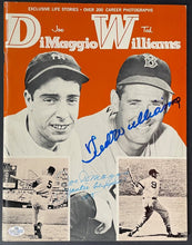 Load image into Gallery viewer, 1964 Joe DiMaggio + Ted Williams Autographed Baseball Magazine Cover VSA COA