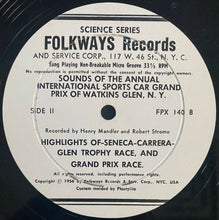 Load image into Gallery viewer, 1956 33 RPM Record Album International Sports Car Grand Prix Watkins Glen