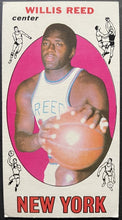 Load image into Gallery viewer, 1969 Topps #60 Willis Reed NBA Basketball Card Hall Of Famer New York Knicks