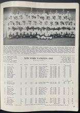 Load image into Gallery viewer, 1961 New York Yankees vs. Cincinnati Reds World Series Program MLB Baseball VTG