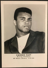 Load image into Gallery viewer, 1966 Cassius Clay Boxing Press Photo The Greatest Of All Time Muhammad Ali Boxer