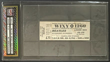 Load image into Gallery viewer, 1966 Cleveland Stadium Beatles Slabbed Concert Ticket Authenticated iCert
