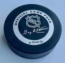 Load image into Gallery viewer, Brian Leetch Signed New York Rangers NHL Hockey Puck Autographed COA