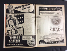 Load image into Gallery viewer, 1937 NHL Hockey Program Montreal Canadiens vs Detroit Red Wings Vintage Forum