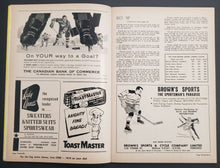 Load image into Gallery viewer, 1958 OHA Major Junior A Doubleheader Program Peterboro vs St Micheal's Major