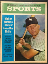 Load image into Gallery viewer, 1962 Mickey Mantle Cover Greatest Moments Sports Magazine New York Yankees MLB