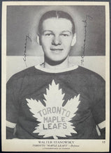 Load image into Gallery viewer, 1939-40 OPC V301-1 Wally Stanowsky Autographed Signed Photo Card Maple Leafs JSA