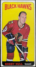 Load image into Gallery viewer, 1964-65 Vintage Chicago Blackhawks Bobby Hull Topps Tallboy NHL Hockey Card