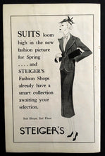 Load image into Gallery viewer, 1937 Springfield Coliseum International Hockey Program Indians New Haven Eagles