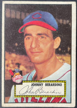 Load image into Gallery viewer, 1952 Topps Baseball Johnny Berardino #253 Cleveland Indians MLB Trading Card VTG