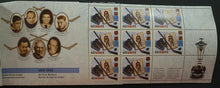 Load image into Gallery viewer, Jeremy Roenick Signed 1992 Canada Post 75th Anniversary NHL Hockey Stamp Set