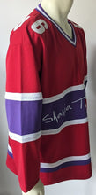 Load image into Gallery viewer, Shania Twain UP! Tour Hockey Jersey 06 + 07 Shoulder Patches Medium Pop Country