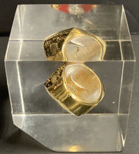 Load image into Gallery viewer, 1997 Detroit Red Wings Stanley Cup Ring Paperweight Lucite Jostens NHL Hockey