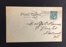 Load image into Gallery viewer, Vintage Horse Racing Postcard Marked 1910 Rare Canadian Stamp