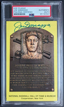 Load image into Gallery viewer, Joe DiMaggio Autographed Signed MLB Hall of Fame Postcard PSA New York Yankees