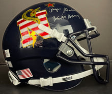 Load image into Gallery viewer, Roger Staubach Autographed U.S. Navy Schutt Mini Helmet Signed NCAA Fanatics