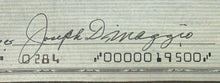 Load image into Gallery viewer, Joe DiMaggio Signed Check Authentic Autographed Cheque Yankee Clipper PSA/DNA