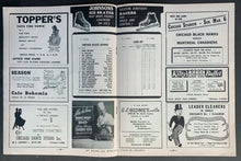 Load image into Gallery viewer, 1955 Chicago Stadium NHL Hockey Program Blackhawks Red Wings Gordie Howe